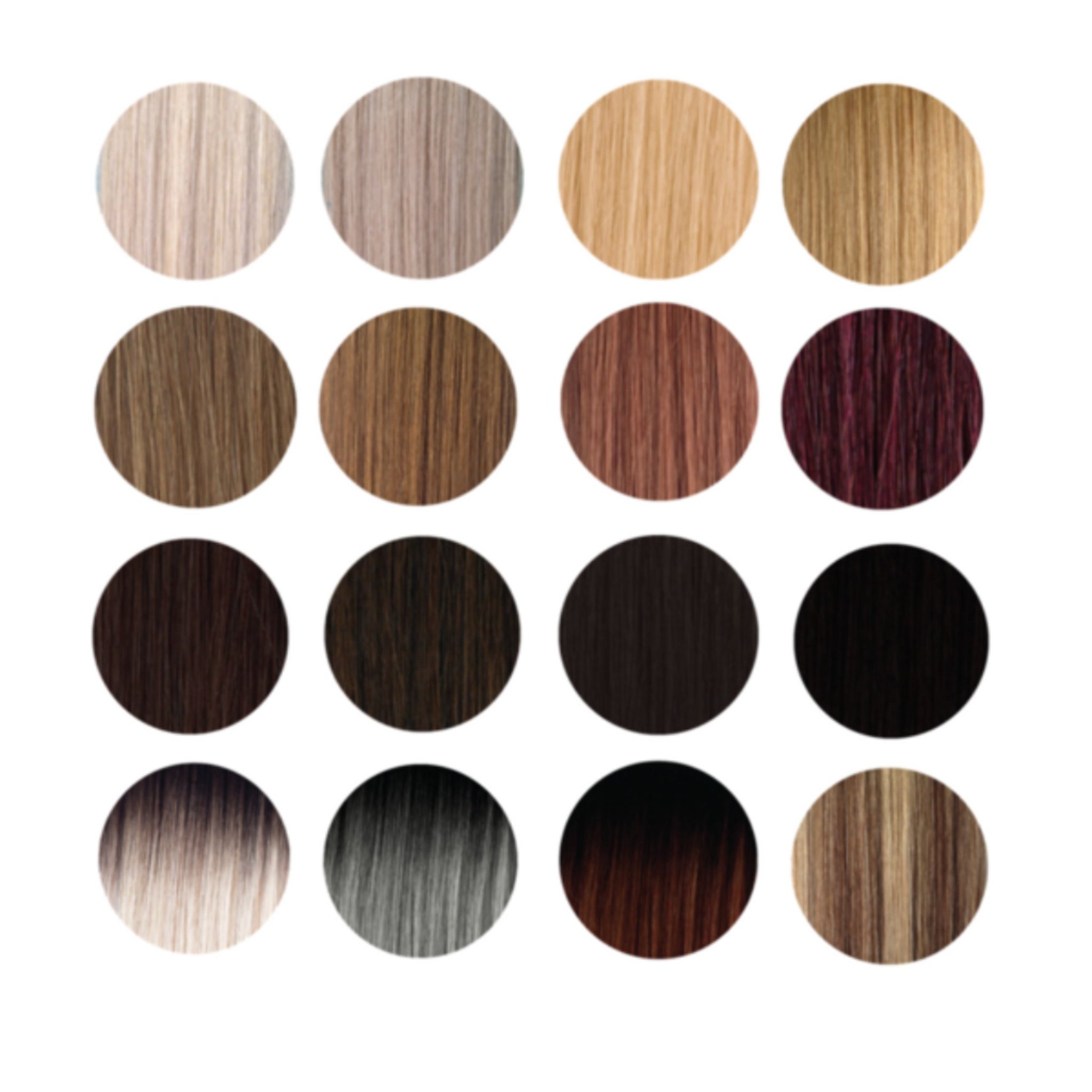 Hair Color Highlights Chart